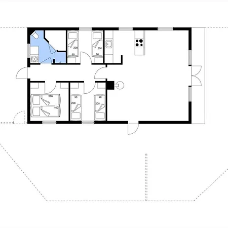 펜션 423-hvide-sande-praestegardsvej-4 *